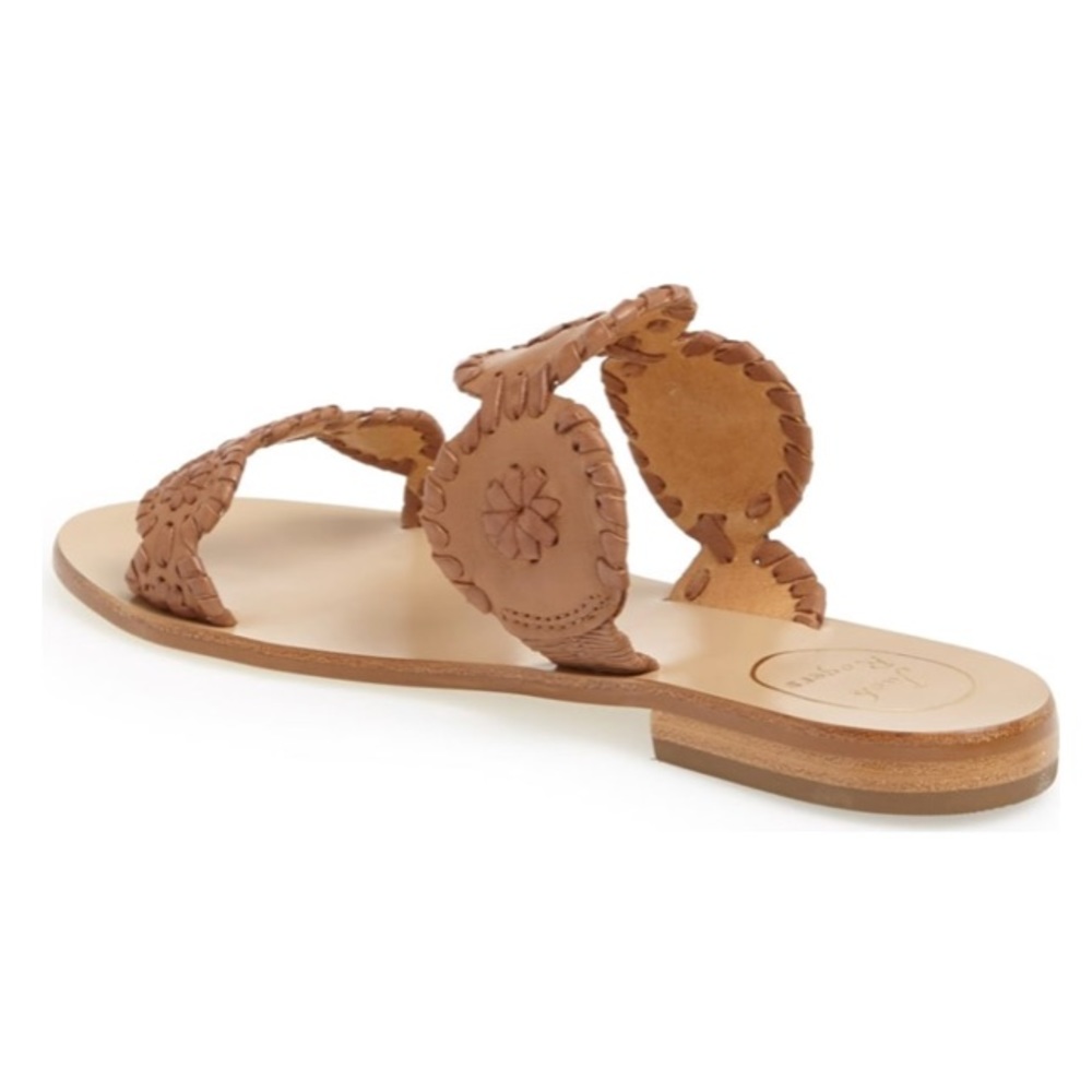 jack rogers // cognac leather double strap sandals - Picture 5 of 7